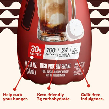 Premier Protein Shake, Limited Edition, Root Beer Float, 30g Protein, 1g Sugar, 24 Vitamins & Minerals, Nutrients to Support Immune Health, 11.5 fl oz, 12 Pack